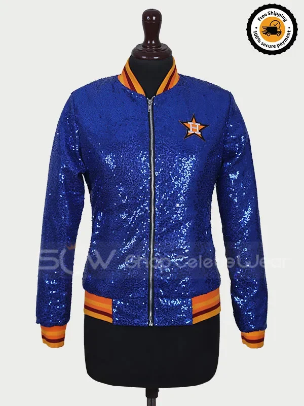 Astros Sequin Jacket