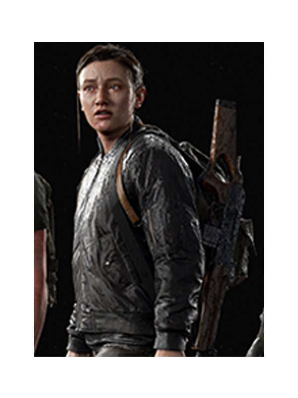 Video Game The Last Of Us Part 2 Abby Black Bomber Jacket