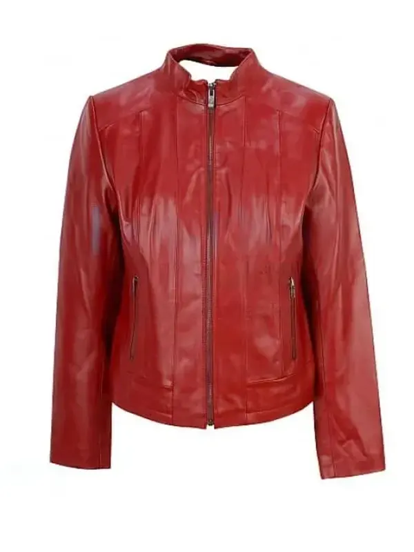 Casual Leather Jacket For Women's