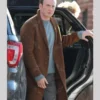 Chris Evans Knives Out Brown Coat