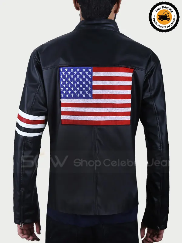 Easy Rider Captain America Motorcycle Leather Jacket