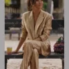 Emily In Paris S03 Mindy Chen Golden Coat