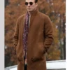 Knives Out Chris Evans Brown Coat