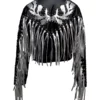 Birds of Prey Harley Quinn Fringe Jacket