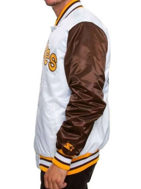 MLB San Diego Padres Logo Varsity Jacket - Maker of Jacket