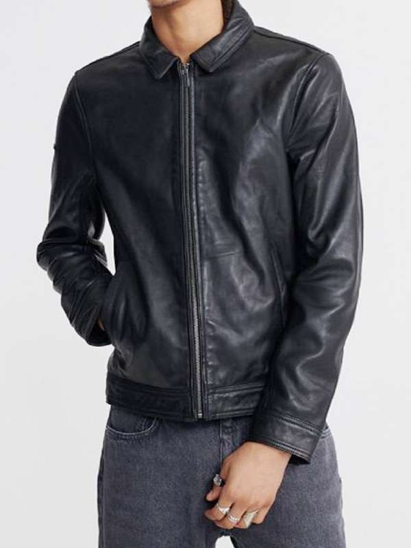 Men's Motorcycle Leather Jacket Multi-Zip India | Ubuy