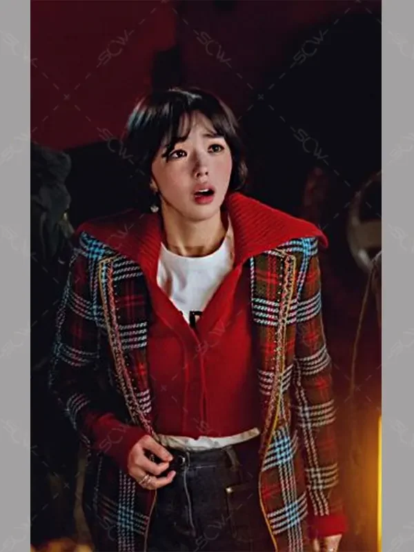 The Fabulous Pyo Ji-Eun Plaid Coat