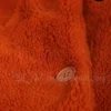 Yellowstone Beth Dutton Orange Coat Front Close Up