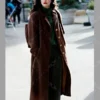 Rachel Meyer Brown Coat Something from Tiffany’s