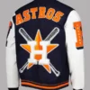 Houston Astros Pro Standard Mash Up Logo Varsity JacketHouston Astros Pro Standard Mash Up Logo Varsity Jacket