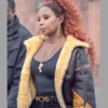 Power Book II Ghost Mary J. Blige Shearling Leather Jacket