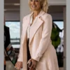 Ted Lasso S03 Rebecca Welton Light Pink Coat