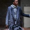 Tariq St. Patrick Power Book II Ghost S03 Grey Trench Coat