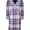 And Just Like That S02 Carrie Bradshaw Plaid Coat