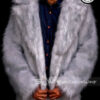 Ken Barbie Movie 2023 Ryan Gosling White Faux Fur Coat