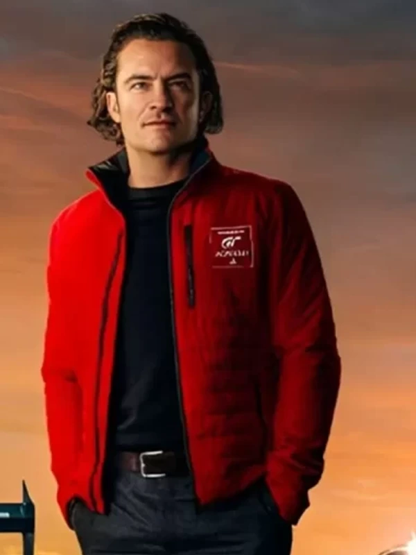 Orlando Bloom Red Jacket