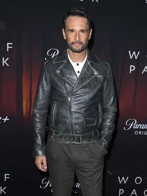 Rodrigo Santoro Leather Jacket