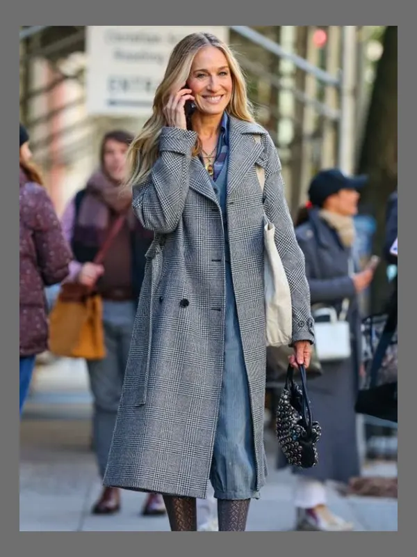 Grey coat fashion best sale