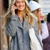 Sarah Jessica Parker Grey Trench Coat