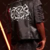 The Spider Punk Verse Leather Vest