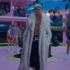 barbie ken White fur coat