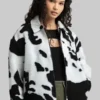 Cow Print The North Face Jacket