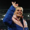 England Lionesses Blue And Pink Puffer Jacket