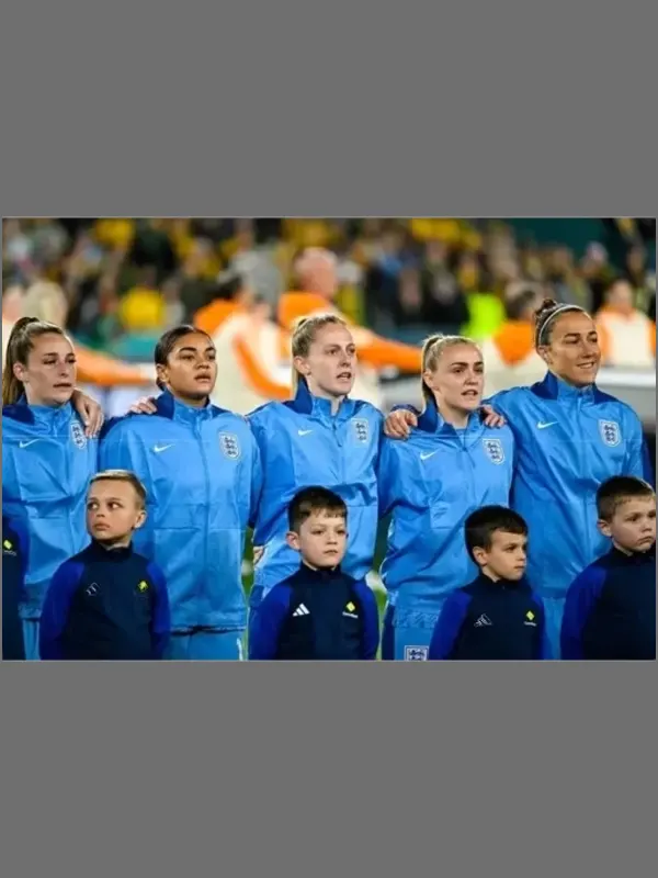 England Lionesses Blue Puffer Jacket