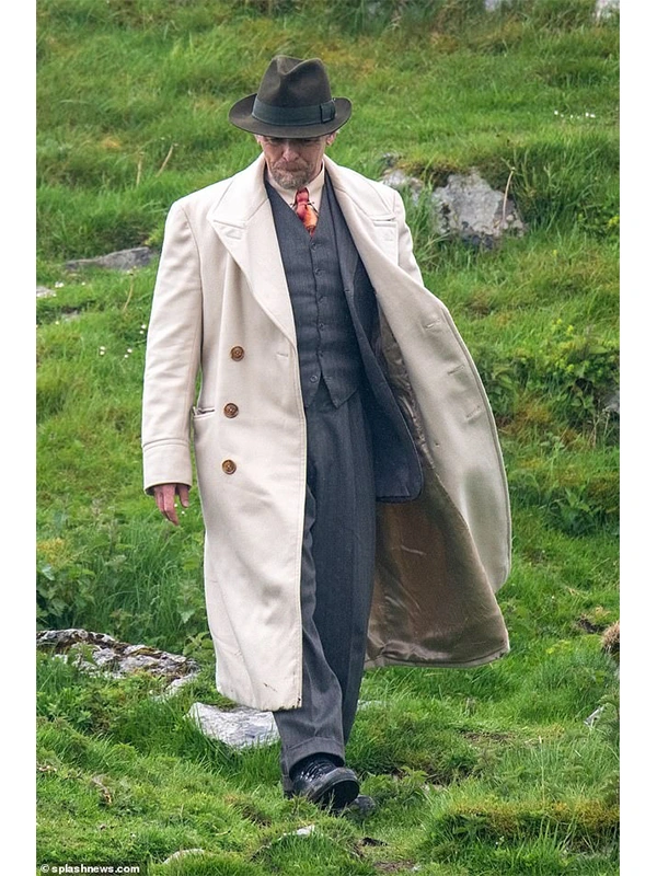 Simon Pegg trench Coat