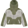 Trendt Vision Fleece Shearling Jacket Green