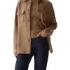 Women Caramel Overshirt