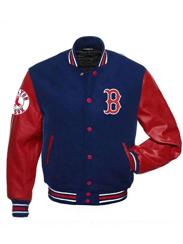 Boston Red Sox MLB Varsity Red and Blue Jacket