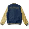 Brewers MLB Blue Varsity Bomber Jacket