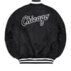 Chicago White Sox MLB Black Varsity Bomber Jacket