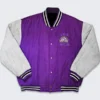 MLB Colorado Rockies Purple And Gray Bomber Jacket