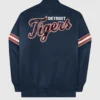 MLB Detroit Tigers Blue Varsity Bomber Jacket