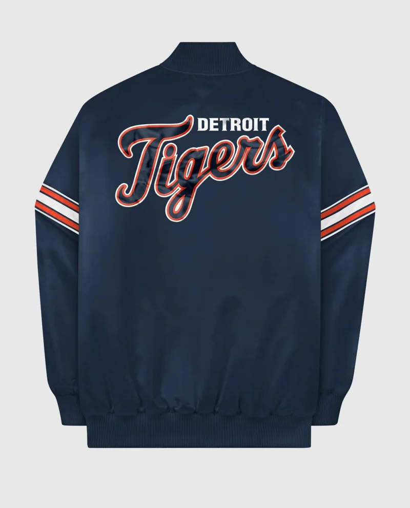 MLB Detroit Tigers Blue Varsity Bomber Jacket