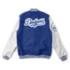 MLB Los Angeles Dodgers Blue and White Varsity Jacket