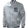 MLB New York Yankees Gray Varsity Jacket