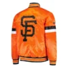 MLB San Francisco Giants Orange Starter Varsity Jacket