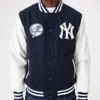 MLB nEW York Yankees Blue and White Jacket