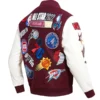 NBA All Star Varsity Jacket Maroon