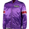 NBA Toronto Raptors Purple Satin Jacket