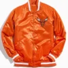 NBA Chicago Bulls Orange Varsity Jacket