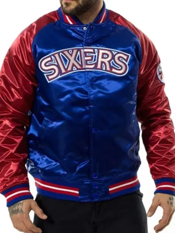 NBA Philadelphia 76ers Satin Jacket