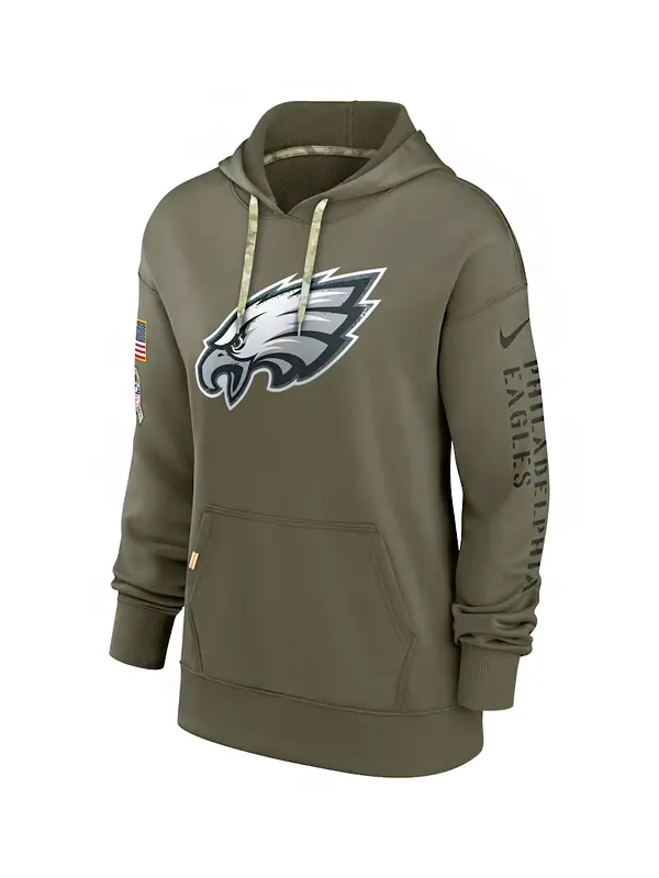 Women's Nike Olive Philadelphia Eagles 2021 Salute To Service