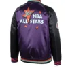 1995 NBA All-Star Game Purple and Black Satin Jacket