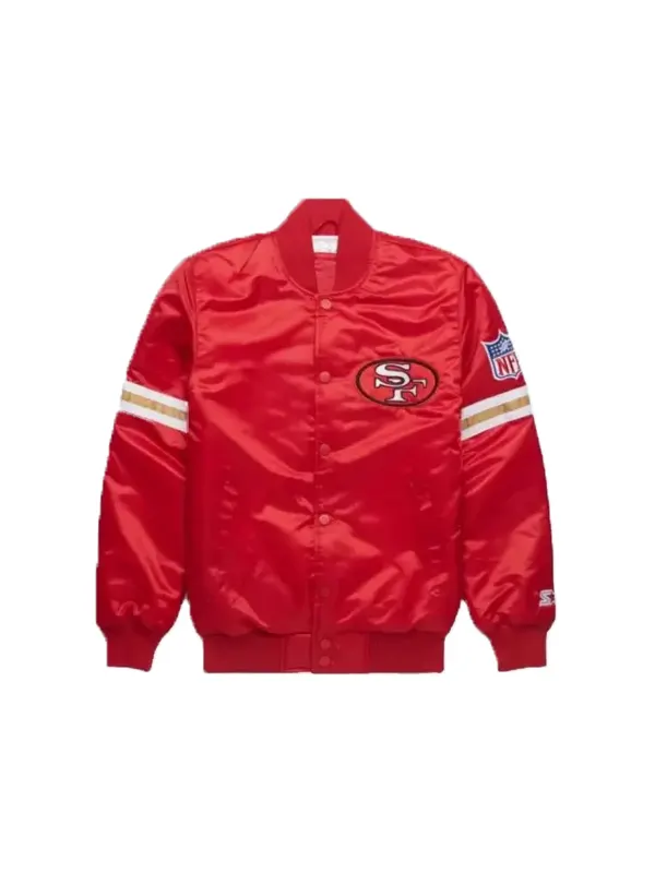 Buy a Mens STARTER San Francisco 49ers Varsity Jacket Online