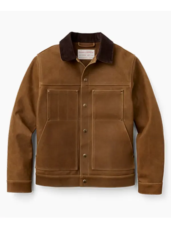 Short Cruiser Roughout Leather Jacket