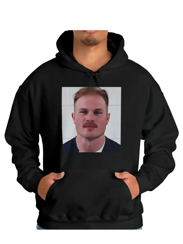 Zach Bryan Mugshot Hoodie